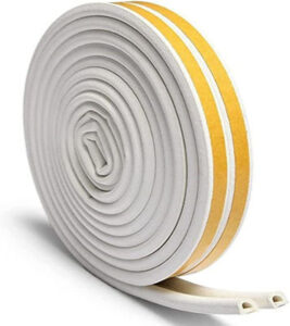9*6mm Self Adhesive Door Seal Tape 100% PP EPDM Rubber Strip