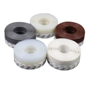 9*6mm Self Adhesive Door Sweep Draft Stopper Silicone Rubber Door Seal anti collision