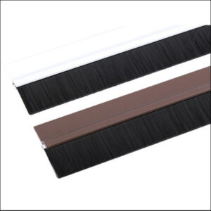 Perforated Screws Draught Brush Strip Door Seal Insectproof