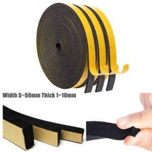 30 Feet Garage Door Foam Seal Neoprene CR Foam Tape Weather Stripping