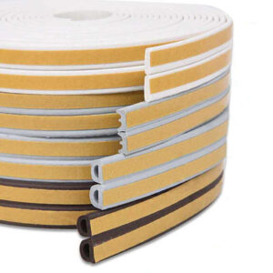 9*2mm EPDM Foam Rubber Self Adhesive Weather Stripping Anti Mosquito