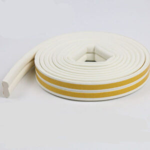 9*5.5mm Self Adhesive Door Bottom Seal Anti Collision Dustproof