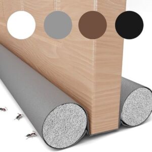 Non Stick PU Leather Door Draft Stopper Air Seal Strip 93*10*3cm