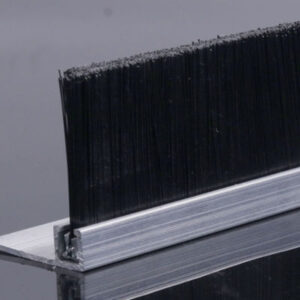 H Type PP Self Adhesive Door Bottom Brush Strip ‎Screw In Installation