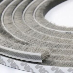 Insectproof Wool Pile Weather Strip 100% PP Draught Excluder Brush Strip
