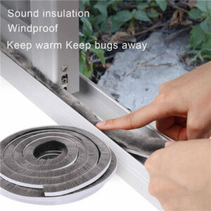 Anti Insect Replace Wool Pile Window Weather Stripping Noise Resistant