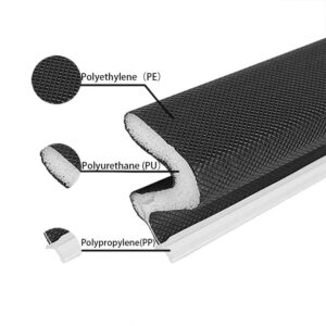 OEM ODM V Shaped Weather Stripping Door Seal Non Flammable